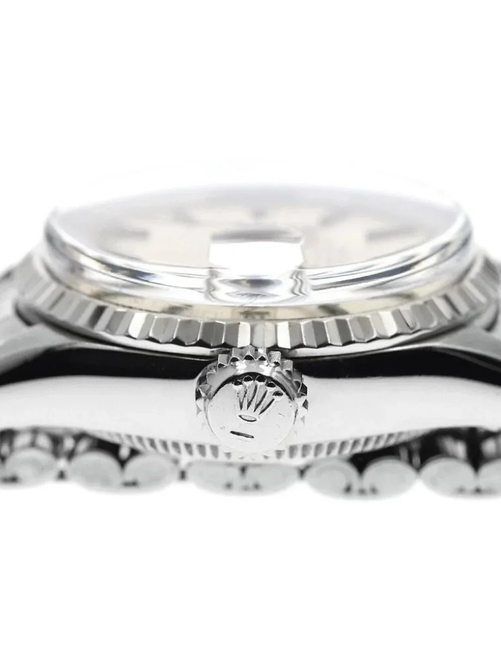 ROLEX Oyster perpetual date WG bezel Automatic Ladies Watch_962755